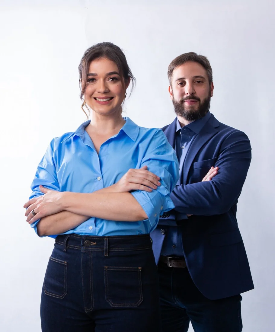 Equipe ENGEPRAG — Engenheira Agrônoma Paula Jasper e Ever Chemin